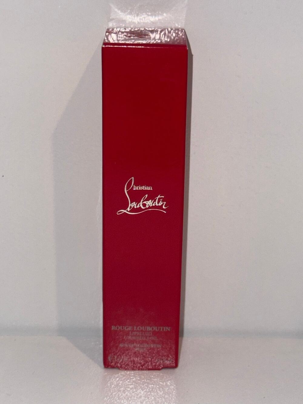 NIB Christian Louboutin Loubibelle Lip Oil Rouge Louboutin 001O Plumping Gloss